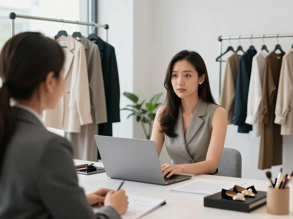 Professional wardrobe consultation session at Quelthorkroz